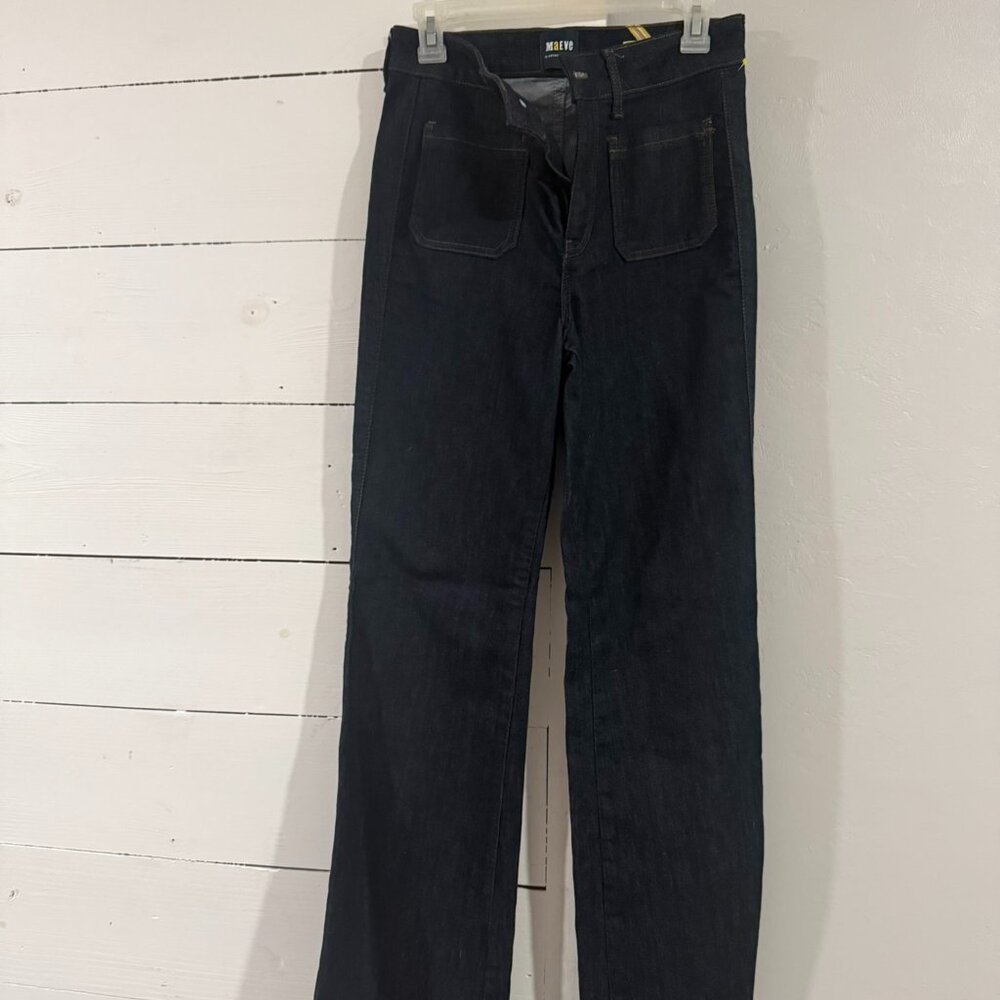 Maeve by Anthropologie high-rise flare jeans 27